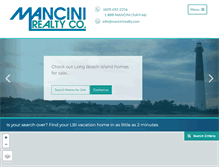 Tablet Screenshot of mancinirealty.com